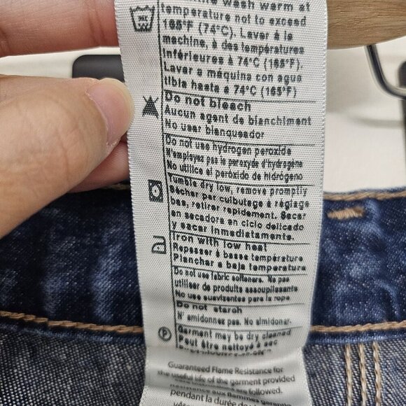 Carhartt Men's Work Fire Resistant Jeans CAT 2 Original Fit 46/32 Carpenter - Picture 15 of 16